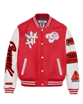 "GB" University Jackets - Red